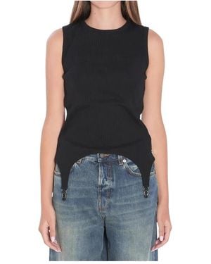 Jean Paul Gaultier Sleeveless Tops - Nero