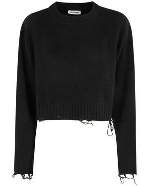 Low Classic Round-Neck Knitwear - Negro
