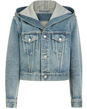 Alaïa Denim Jackets - Blue