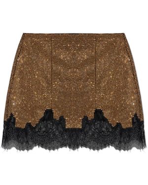 Self-Portrait Short Skirts - Marron