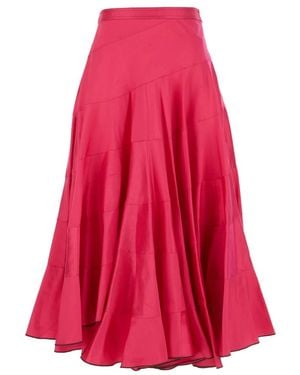 Tory Burch Maxi Skirts - Rosso