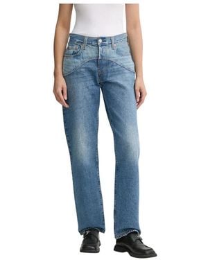 Levi's Jeans ,Blauw ,Katoen Straight Jeans