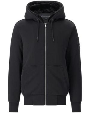 Moose Knuckles Durchzippbare Jacke - Schwarz