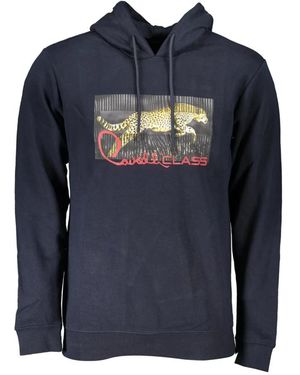 Roberto Cavalli Hoodies & Sweatvesten ,Blauw ,Kleding