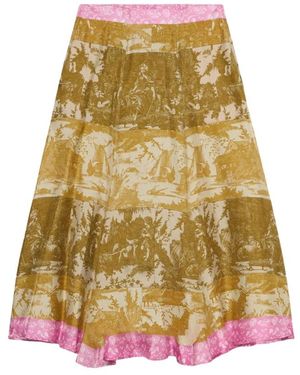 Pierre Louis Mascia Midi Skirts - Jaune