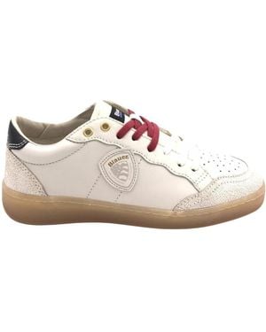 Blauer Sneakers - Bianco