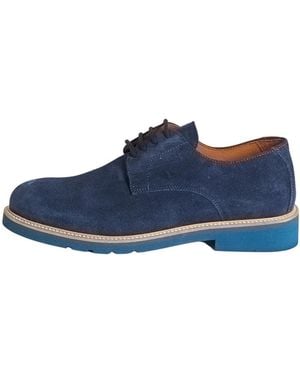 Exton Wildleder-Stiefelette - Blau