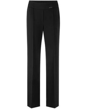 Marc Cain Straight Trousers - Black