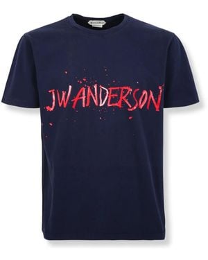 JW Anderson T-Shirts - Blue