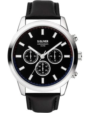 S.oliver Analoguhren Für Damen - Schwarz