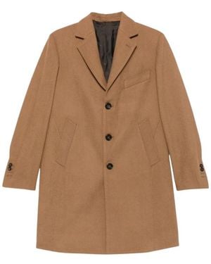 Daniele Alessandrini Single-Breasted Coats - Marrone