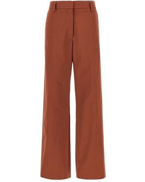 Dries Van Noten Wide Trousers - Brown