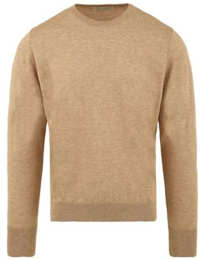 FILIPPO DE LAURENTIIS Round-Neck Knitwear - Natural