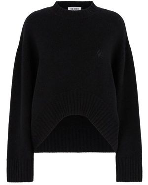 The Attico Schwarzes strickoberteil