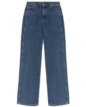 Balmain Rechte Jeans - Blauw