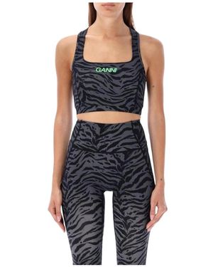Ganni Sleeveless Tops - Azul