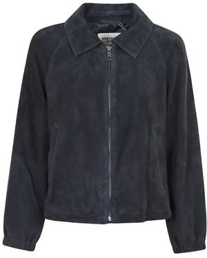 Weekend by Maxmara Jassen ,Blauw ,Leer Zuppa Leren Jas