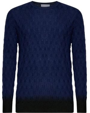 RICHMOND Rundhals-Strickware - Blau