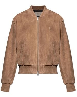 Ami Paris Light Jackets - Brown