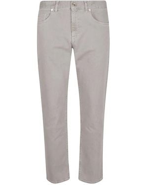 Eleventy Slim-Fit Jeans - Grey