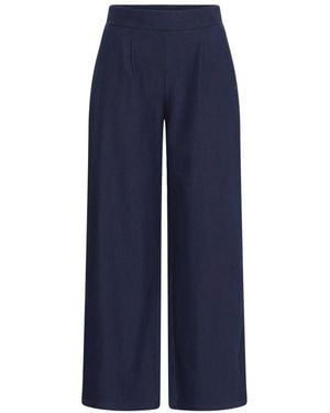 Ichi Wide Jeans - Blu