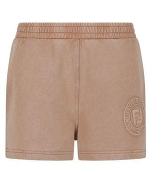 Fendi Short Shorts - Natural