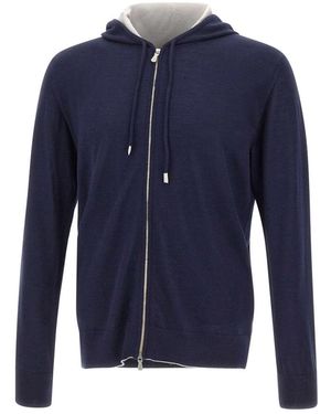 Eleventy Zip-Throughs - Blue