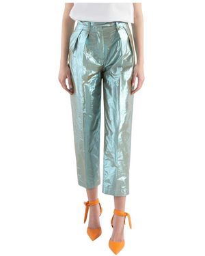Tela Cropped Trousers - Blu