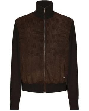 Dolce & Gabbana Bomber Jackets - Brown