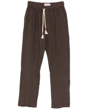 MC2 Saint Barth Straight Trousers - Brown