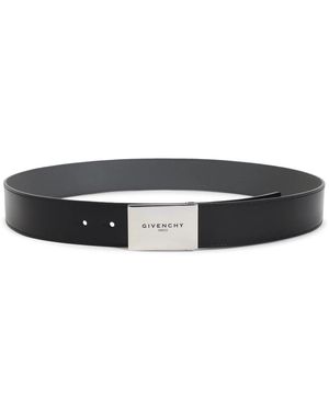 Givenchy Metal Plaque Belt - Zwart