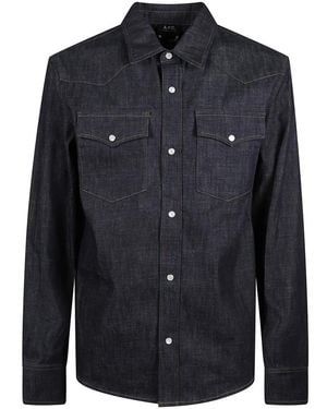 A.P.C. Denim Shirts - Azul