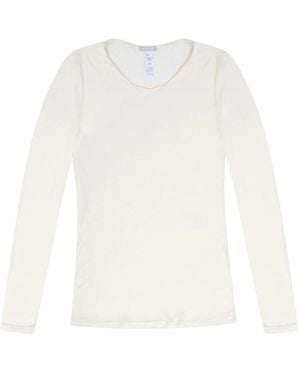Hanro Long Sleeve Tops - Bianco