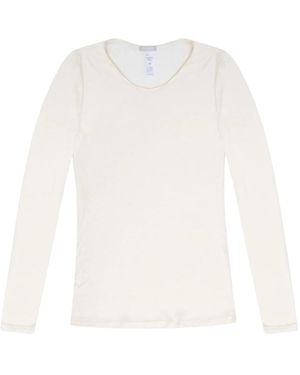 Hanro Long Sleeve Tops - Bianco