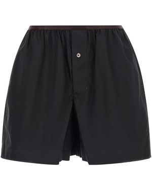 Lemaire Short Shorts - Negro