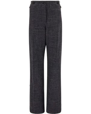 Ferragamo Straight Trousers - Grey
