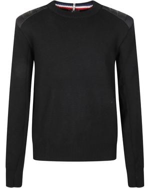 Moncler Round-Neck Knitwear - Black