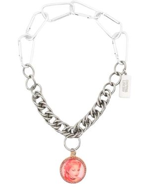 Chopova Lowena Accessoires ,Veelkleurig ,Multi Charm Ketting - Metallic