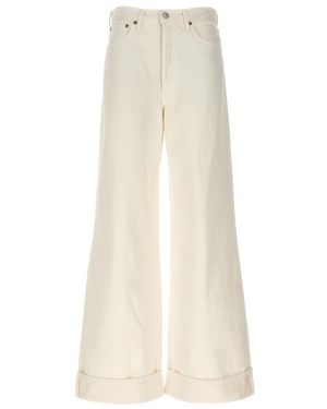 Agolde Wide Jeans - Natural