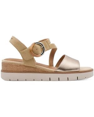 Tamaris Wedges - Natural