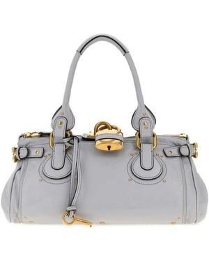 Chloé Tassen ,Blauw ,Handbags - Grijs
