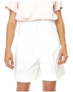 Lacoste Korte Broeken ,Wit ,Katoen Bermuda Shorts