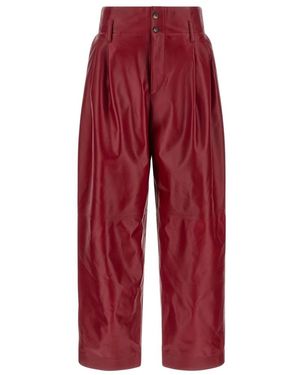 Alberta Ferretti Broeken ,Rood ,Broek