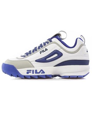 Fila Niedriger Disruptor Schuh - Blau