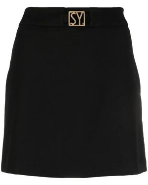 Seventy Zwarte Rok Met Gesp