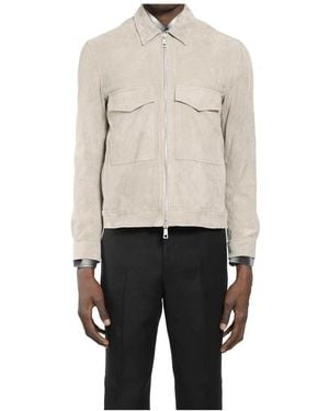 Giorgio Brato Leather Jackets - Natural