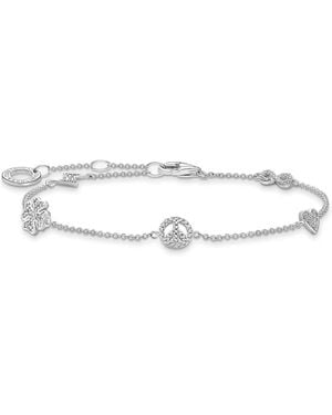 Thomas Sabo Orologio con chiusura a moschettone in argento sterling - Metallizzato