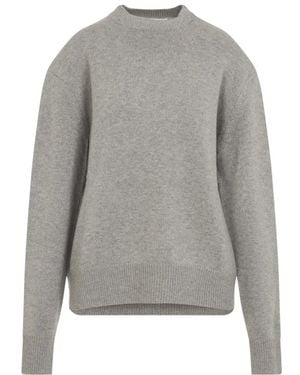 Frankie Shop Round-Neck Knitwear - Grijs