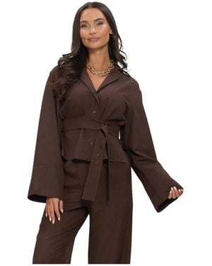 Aimée the Label Blouses Falkohs Blouse - Bruin
