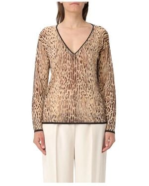 Liu Jo V-Neck Knitwear - Neutro